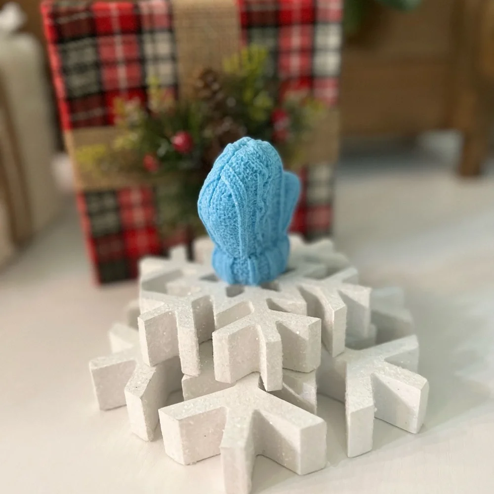 Handmade Decorative Soap - Mitten Soap - Hand Crafted - Picture 2 of 3